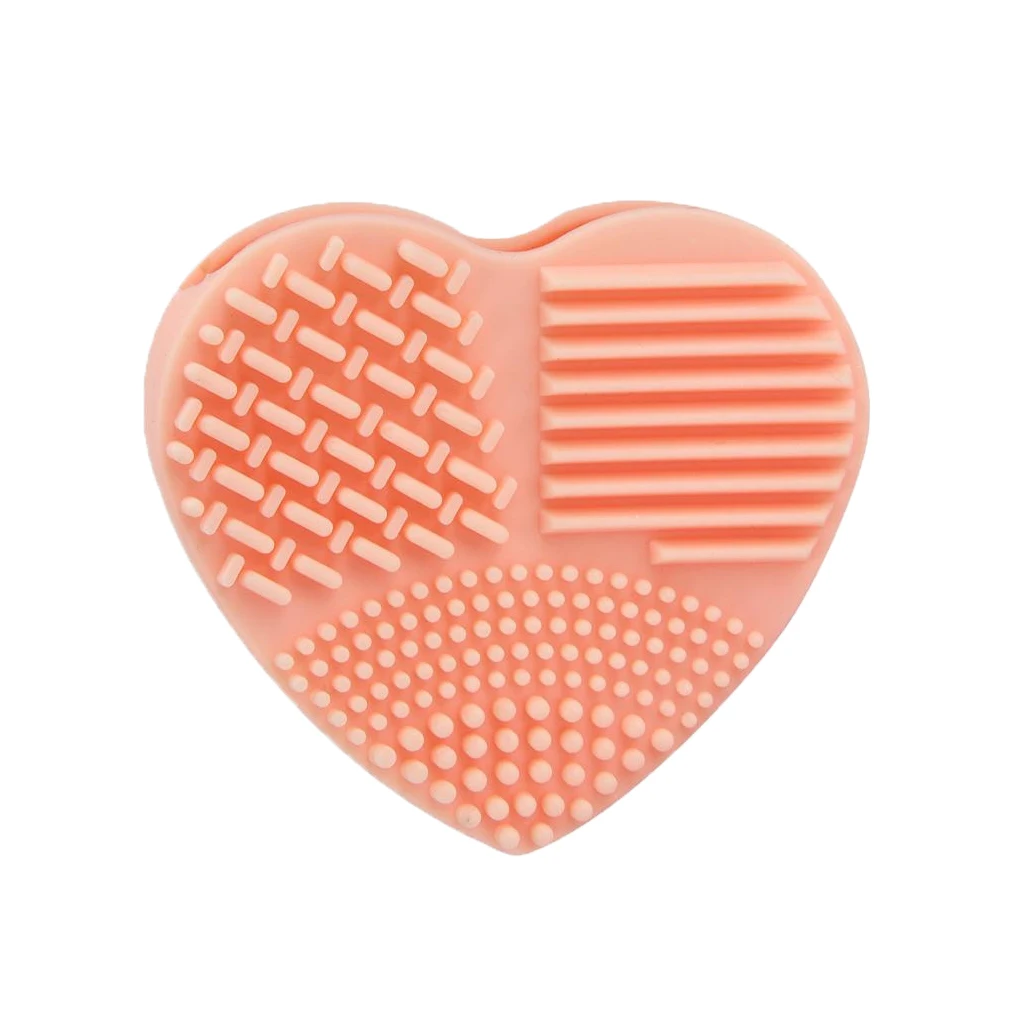 Foundation Makeup Brush Scrubber Board Silicone Makeup Brush Cleaner Pad Make Up Washing Brush Gel Cleaning Mat Hand Tool