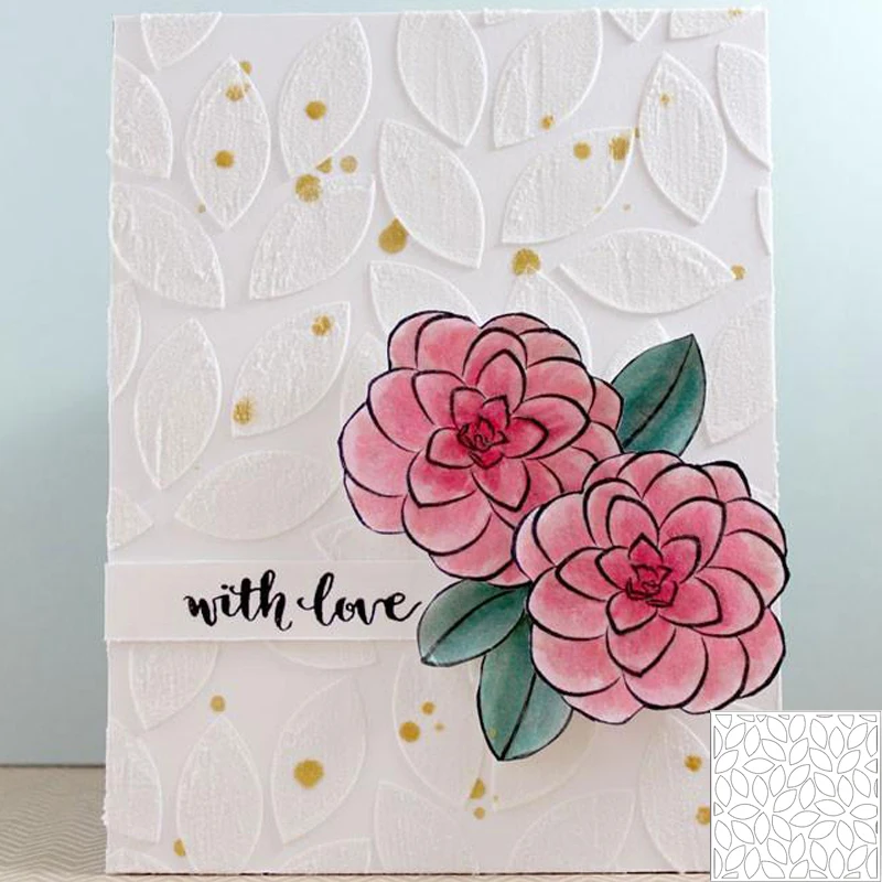 

Full of Leaves Stencil for DIY Scrapbooking New 2019 DIY Paper Cards Making Fun Plastic Templates Decoration Embellishment