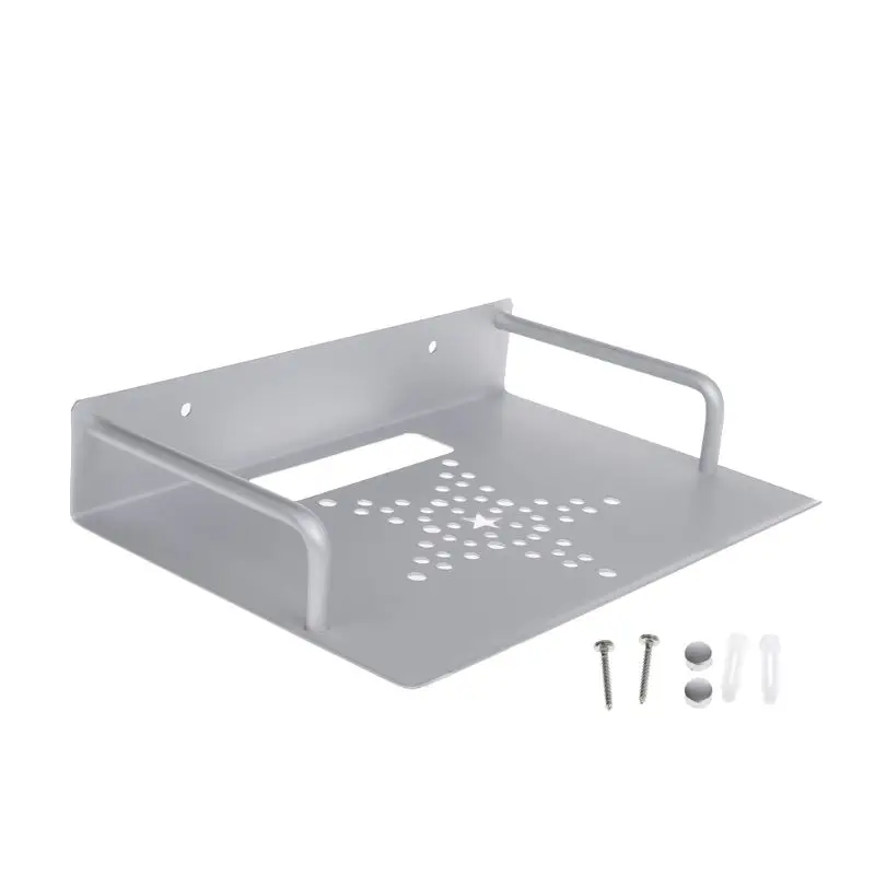 

Wall Mount Storage TV Box Router Shelf Set-top Box Bracket Holder Mini PC DVD Player Stand Rack Aluminum Single-layer Space