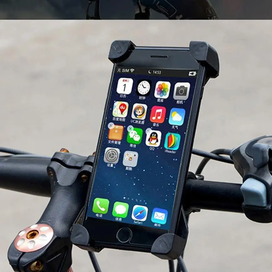 Cheap New Arrival Universal Motorcycle Constellation Bike Bicycle Phone Handlebar Mount Holder Cycling Useful Equipments Phone Holder 1