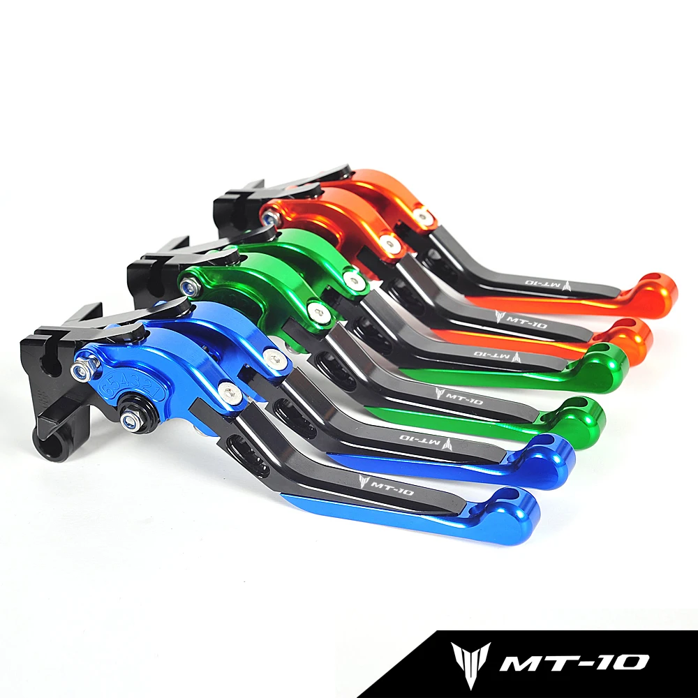 

CNC Motorcycle Accessories Foldable Lever Motocross Moto Brake Clutch Levers Case for Yamaha MT-10 MT 10 2016