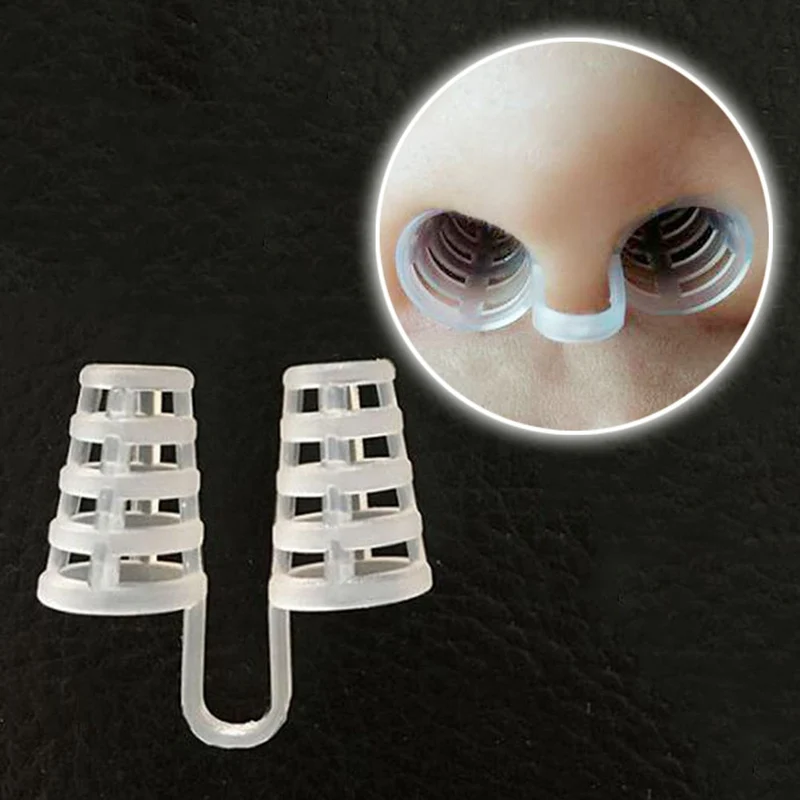 

Hot Selling 1 Pc Practical Plastic Anti Snore Ceasing Stopper Anti-Snoring Nose Clip Health Sleeping Anti-Snoring Clamp