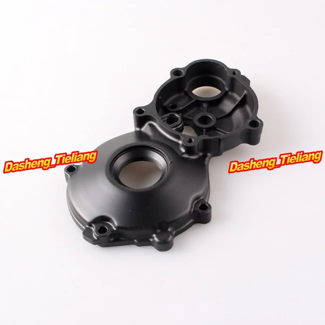 

Motorcycle Stator Engine Crank Case Generator Cover Crankcase For Suzuki GSXR1000 (RH) 2001-2008 Silver+Black