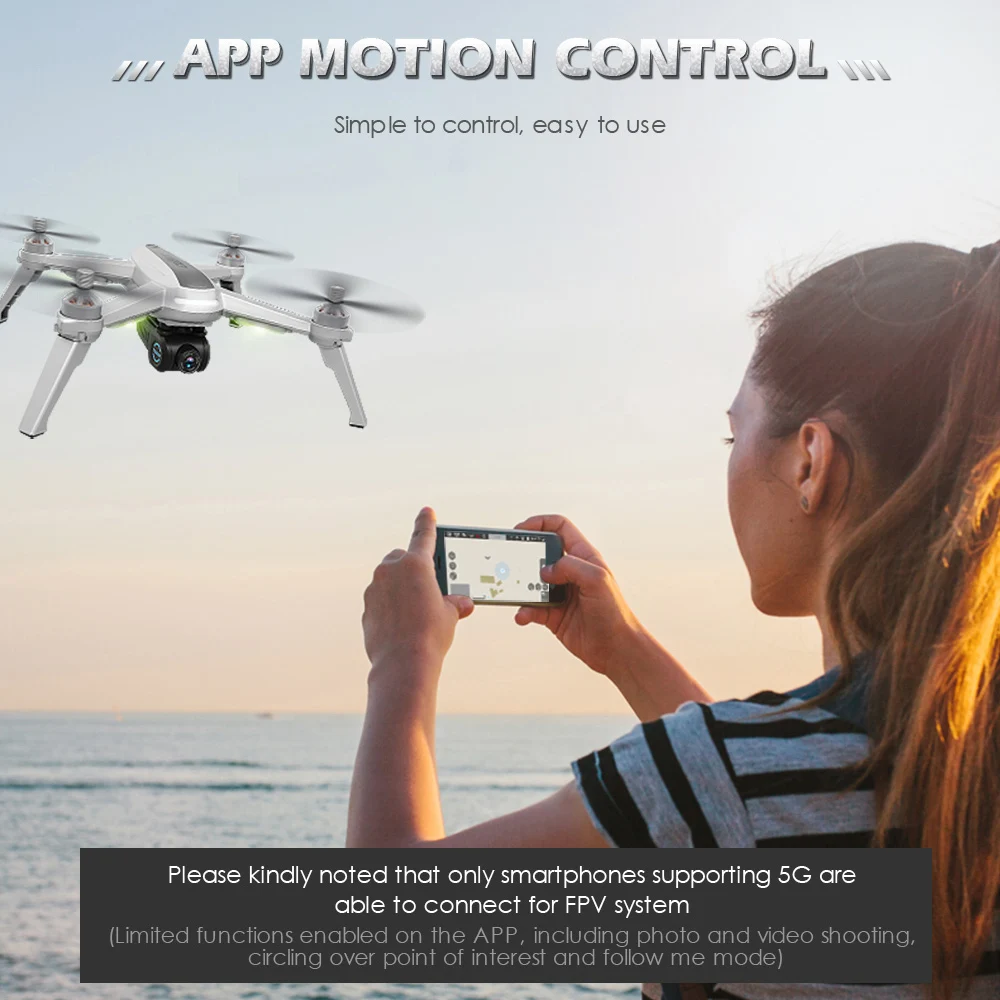  (In Stock) Original JJRC JJPRO X5 EPIK FPV RC Drone with Camera 1080P Camera 5G Wifi GPS Follow Me 
