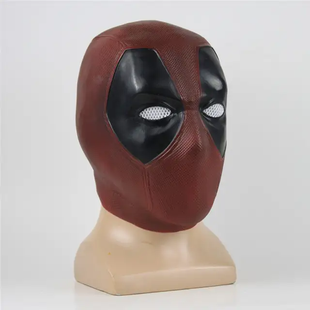 Movie Superhero Deadpool 2 Cosplay PVC Mask Full Head Helmet Halloween Prop Toys