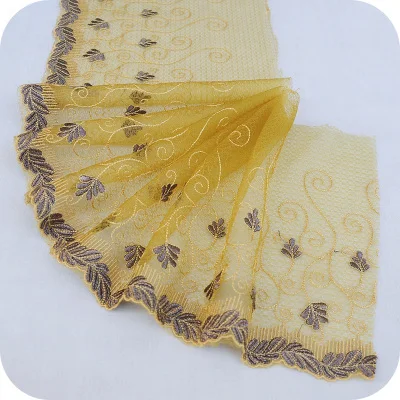 

Latest Guipure Lace Trim Material Tulle Embroidery Lace Fabric Bridal Sarees Wedding Dress Trimmings For Clothing encajes LX40