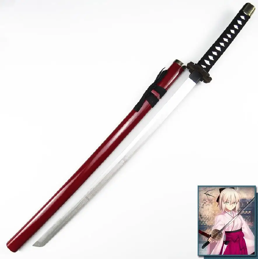 Fate grand order Okita Souji оружие косплей реквизит деревянное оружие|Реквизит для костюмов|