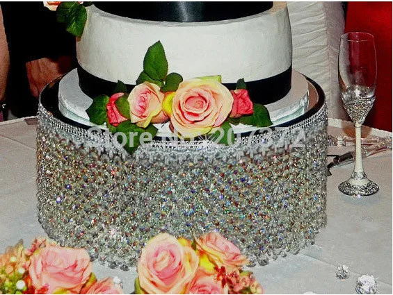 2 м/лот 14 мм шампанское octagon бусы из стекла кристаллическая гирлянда пряди для свадьбы центральным украшением и вечерние Декор