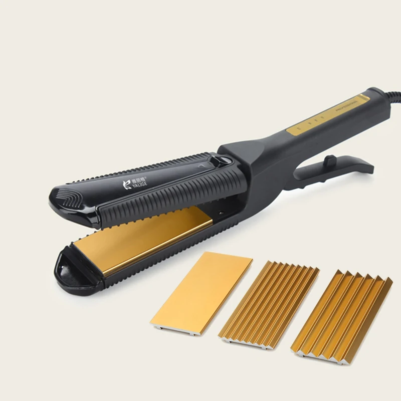 New 3in1 Ceramic Hair Straightening Irons + Electric Hair Curler