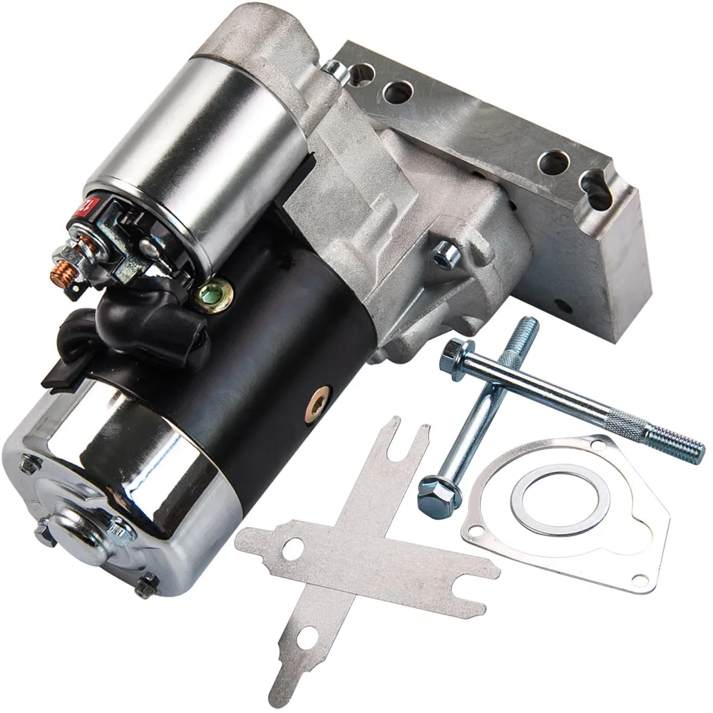 

700HP Small and Big Block Starter Motor For Small Block Chevy Chrome Mini Starter 3HP 153 168 S13-65C S13-65S1 S13-65S1BX