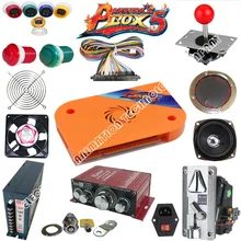 DIY Arcade game parts JAMMA Arcade DIY Kit with pandora 680 in 1 game PCB board joystick credit push button switch power supply arcade parts bundles with pandora box 4s 815 in 1 arcade game board 16a power supply long shaft joystick buttons jamma harness