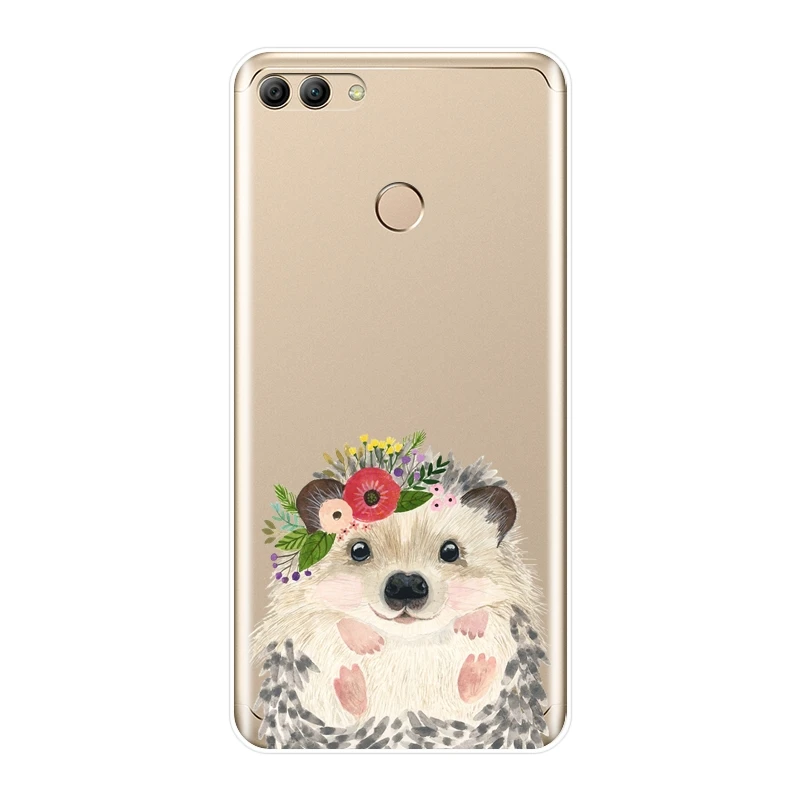 Для huawei Y5 Y6 Y7 Prime 2018 Y9 2019 чехол из мягкого силикона с рисунком Фламинго Свинья