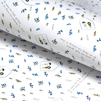 

ENO Greeting Kids Wrapping Paper Cute Little Girls Birthday Gift Wrap Decorative Background Papers
