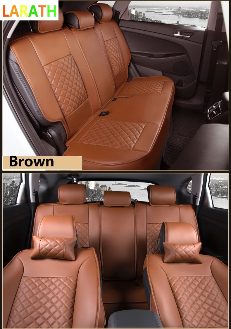 Высокое качество для hyundai Tucson- кожаный чехол для автокресла автомобильные аксессуары подушка для сидения Стайлинг 3 цвета