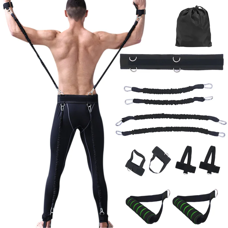 

100lbs Fitness Resistance Bands Set for Arms Legs Strength and Agility Workout Equipment Boxing Basketball Jump Force Training