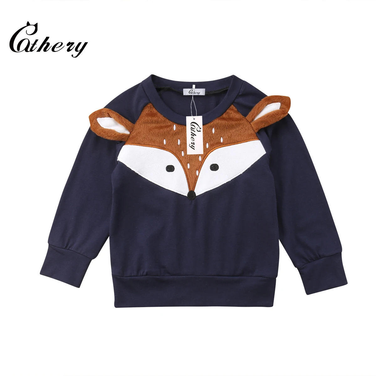 Cathery/модные осенне-зимние свитера для новорожденных мальчиков и девочек с