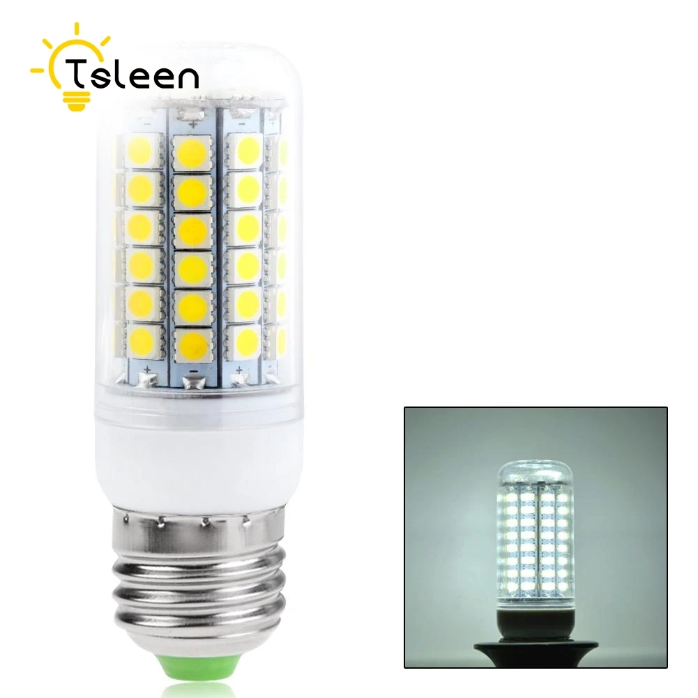 TSLEEN lámpara de LED 220 v E27 lámpara Led de maíz bombilla de luz Led al aire libre Lampen Lamparas bombilla Led cob E27 E14 b22 G9 blanco cálido