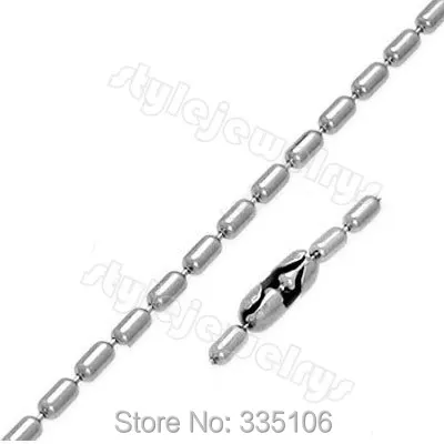 

Wholesale 1.5/ 3mm Silver Cylinder Link Chain Necklaces Stainless Steel Jewelry Fashion Necklace Lobster Clasp SCH0004