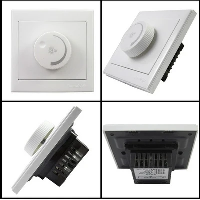 

220V Adjustable Controller LED Dimmer Switch For Dimmable Light Bulb Lamp