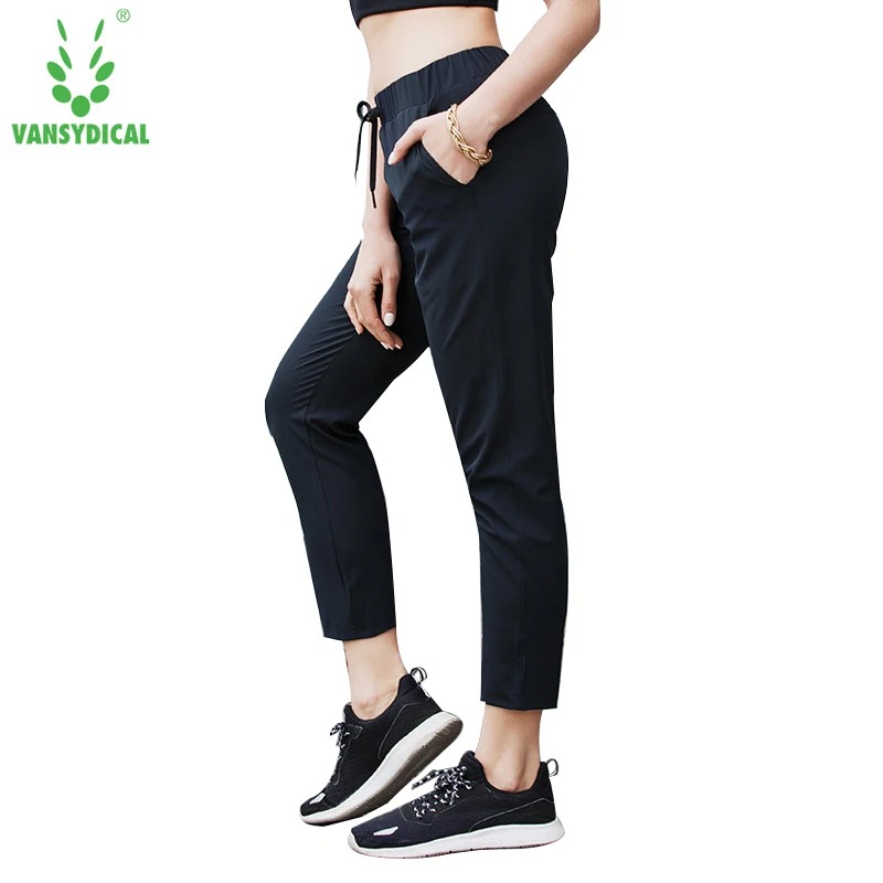 

Vansydical Gym Leggings Fitness Tights Sport Pants Women Reflective Jogging Pants Women Yoga Pants Training Running Trousers