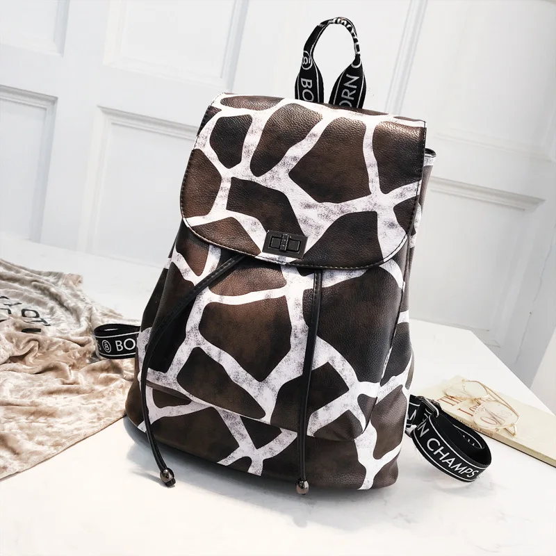 

Fashion Women Backpack 2019 PU Leather Retro Female bag schoolbags Teenage Girl High Quality Travel books Rucksack Shoulder Bags