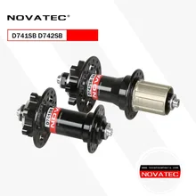 Novatec D741SB D742SB MTB горный велосипед концентратор 4 герметичный подшипник дисковый тормоз ступицы велосипеда 24 28 32 отверстия с QR