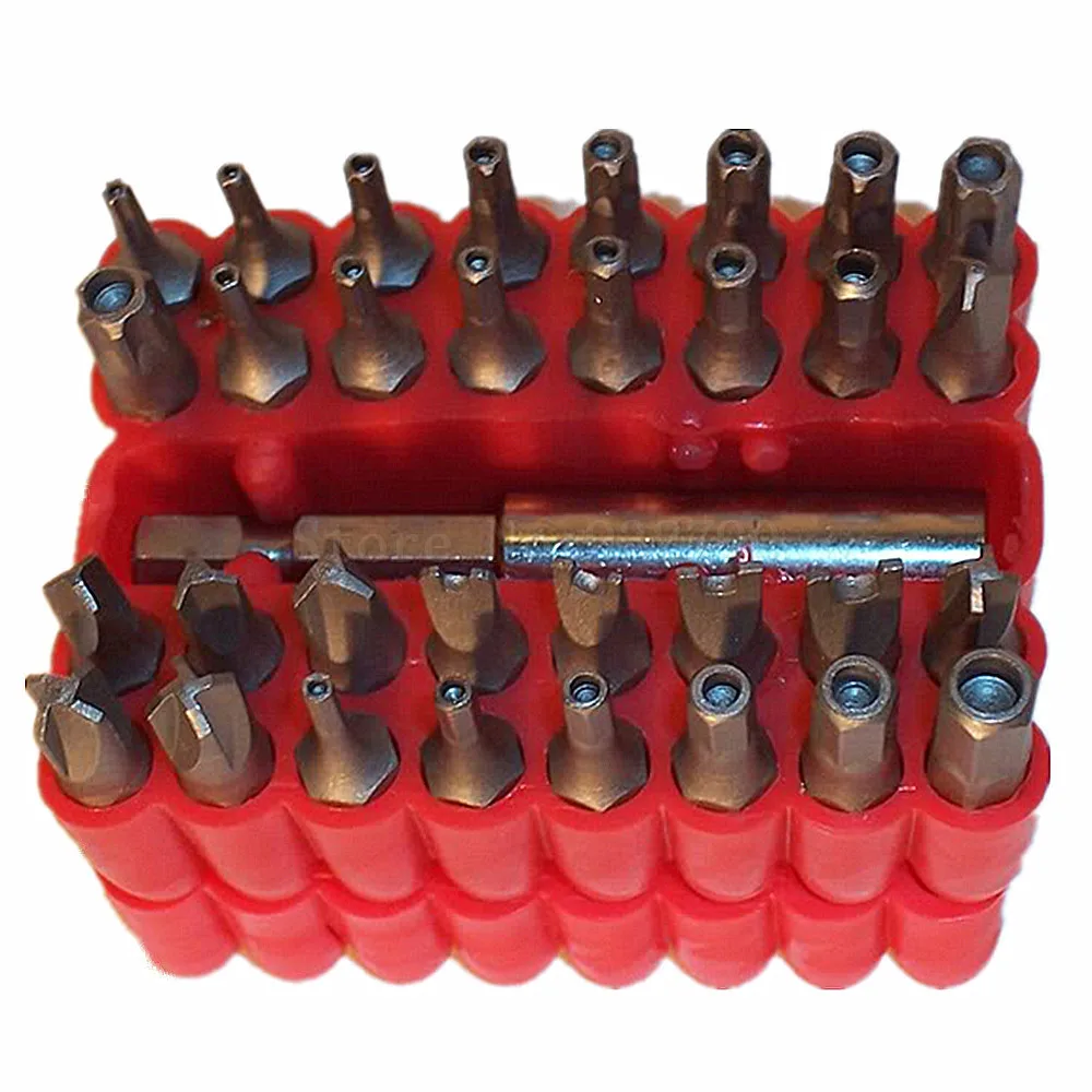 3pc Security Tamper Proof Torq Torx Hex Bit Set