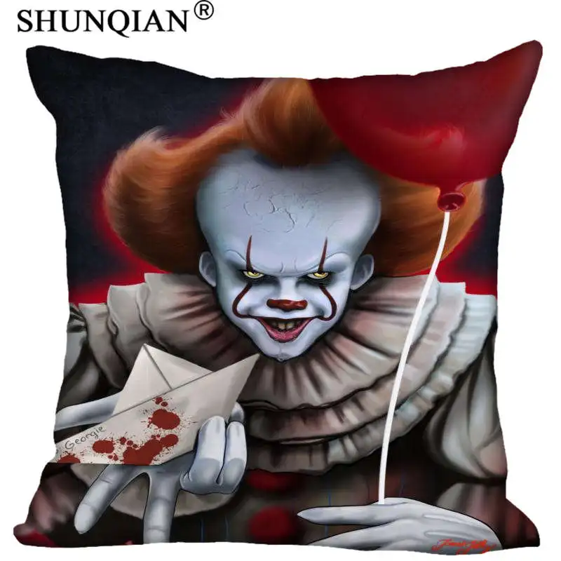 Новое поступление pennywise fan art чехол для подушки на молнии s на заказ Чехол для подушки большого размера на заказ Ваш образ подарок