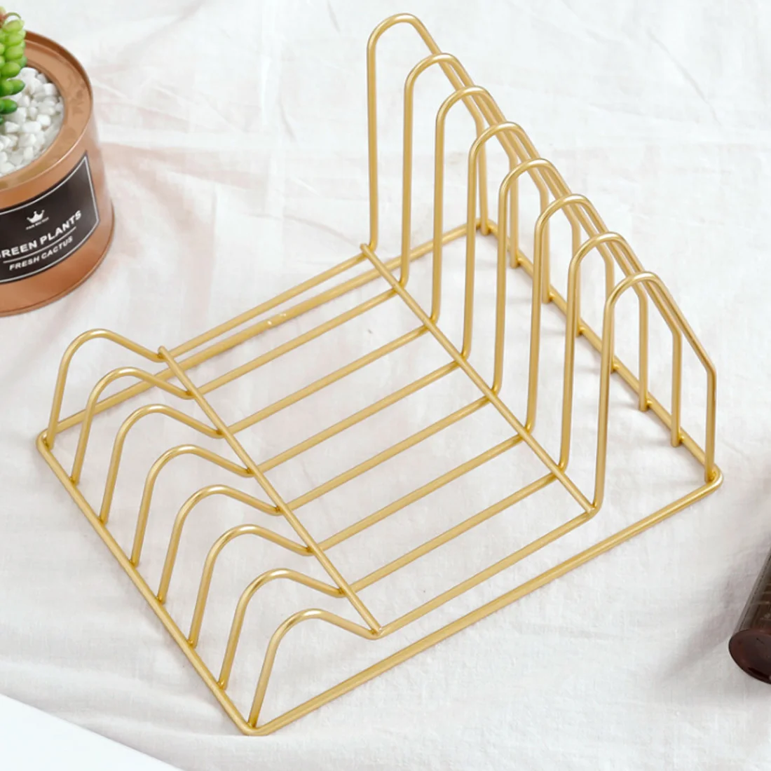 2018 بسيط الحديد الفن الكتب الصحف مجلة تخزين الرف للمنزل مكتب ديكور المنظمون جديد حار