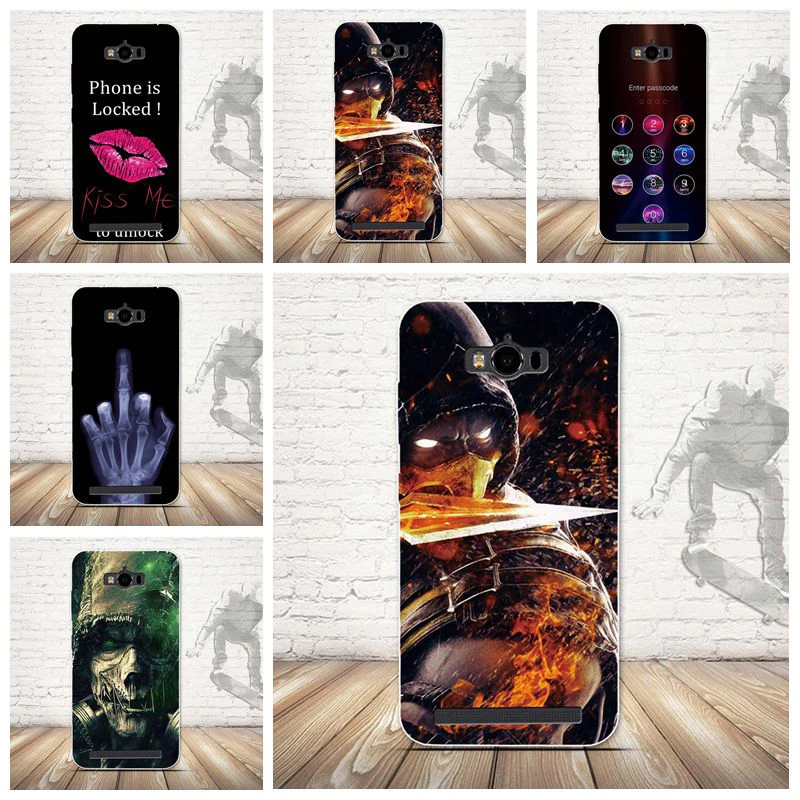 Мягкий ТПУ чехол для телефона Asus Zenfone Max ZC550KL задняя крышка 3D Цветочный мобильный