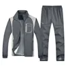 Spring Autumn Mens Tracksuit Sets Long Sleeved Leisure Thin Track Suit New Sportswear for Male Coat+Pants Large Size L-5XL ► Photo 3/6