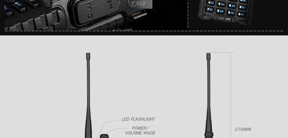 Рация Baofeng UV-5R радиостанция 128CH VHF UHF двухстороннее радио cb портативное Baofeng uv 5r радио для охоты uv5r