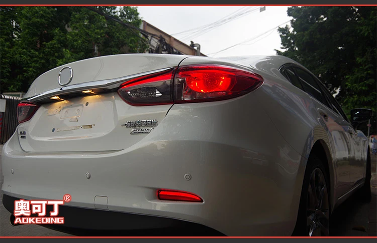 AKD автомобильный Стайлинг для Mazda 6 задние фонари- мазда 6 Atenza светодиодный задний фонарь светодиодный DRL сигнал тормоза заднего хода авто аксессуары