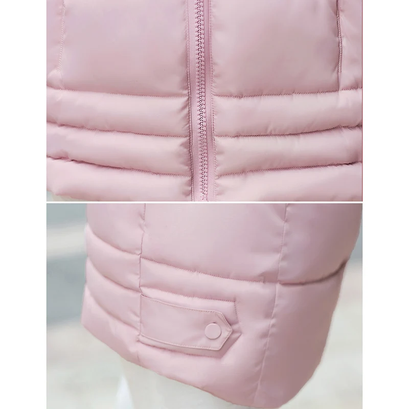 Irregular Winter Jacket Women Plus Size Womens Parkas Thicken Outerwear Solid Hooded Coats Female Slim Cotton padded Basic Tops