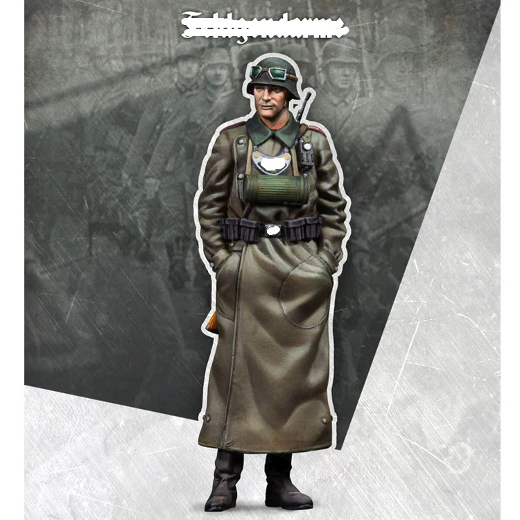 

1/35 World War II officer, Resin Model Soldier GK, Military theme of WW2, Unassembled and unpainted kit