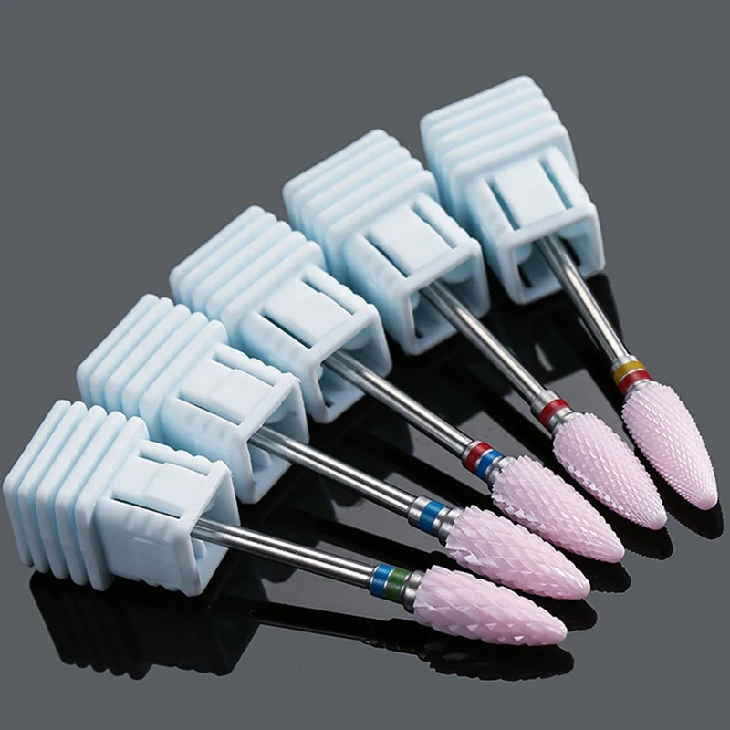 

Ceramic Nail Art Drill Bits Milling Cutter For Manicure Electric Nail Files Apparatus For Machine Nail Polish Tools