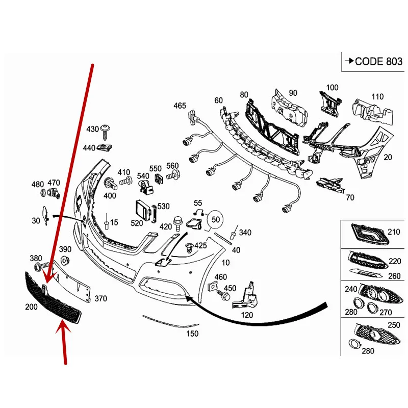 Вентиляционная сетка переднего бампера E180 E200mer ced esb enzE260 E320 E400 W212 уровень Нижняя сетка решетка отделка полосы воздуха на выходе сети