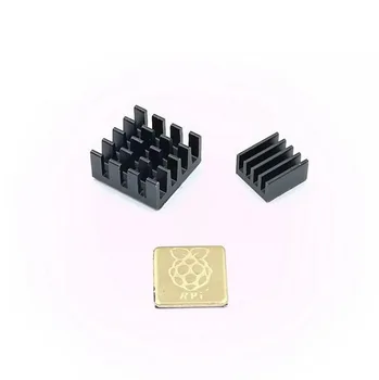 

by dhl or ems 100psc Pi 3 Model B Aluminum Heat Sink +CPU Copper Heat Sink RPI Cooling Sink support Pi 2