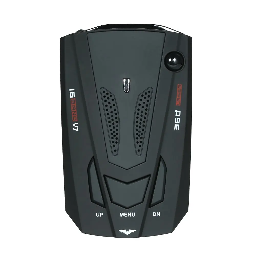 

Car Radar Detector Auto 360 Degree Vehicle V7 Speed Voice Alert Alarm Warning 16 Band LED Display Supporting English Russian