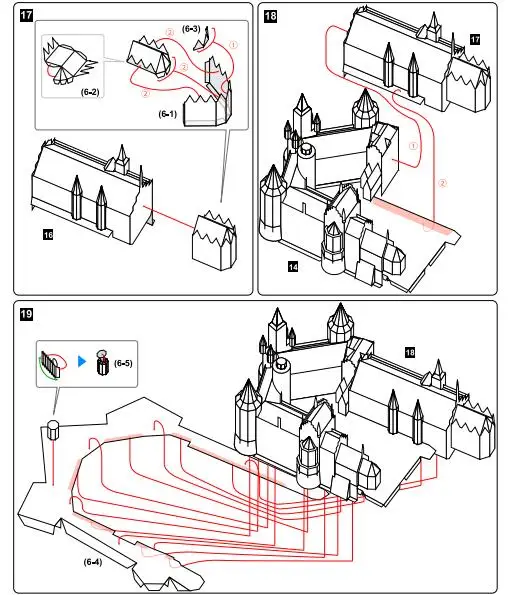 Замок Hohenzollern сделай сам немецкая Бумажная модель 3D развивающие игрушки ручной