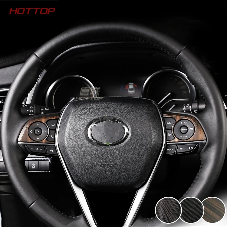 Abs Steering Wheel Moulding Cover For Toyota Camry 2018 2019 8 8th Xv70 Car Stylingaccessories