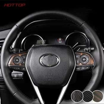 

ABS steering wheel Moulding Cover For Toyota Camry 2018 2019 8 8th XV70 car stylingaccessories