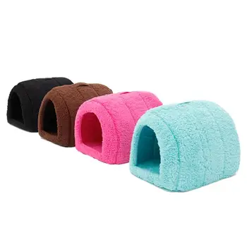 

Lovely Pet House With a Bow Dog Kennel Puppy and Cat Beds Arched Shape Easy to Wash Easy to take Puppy Dog Cat Living 4 Colors