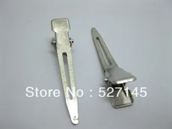 

200Pcs/Lot Hair Clips Base Jewelry Finding 4.5cm free shipping