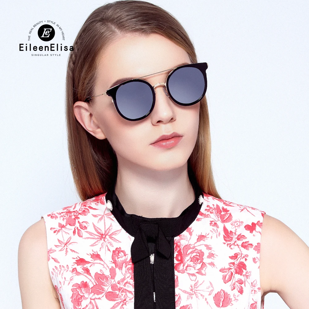 Metall Oculos Feminino De Sol c2 Ee C1 Damen c3 Sonnenbrille Runde Weibliche Frauen axxq0UYt