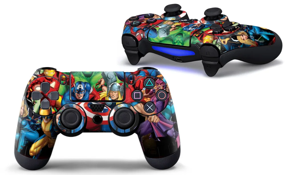 

Iron man PVC Custom Sticker Case Protector For Sony for PS4 Playstation 4 Dualshock Controller