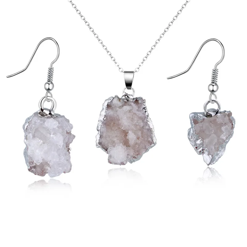 Dayoff уникальная женская подвеска Drusy Druzy ожерелье s женские ювелирные изделия