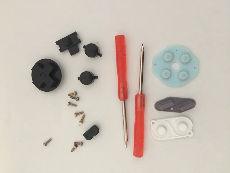 Black Full Set classic Housing Shell Case Cover Repairt For Gameboy GB Console Game Boy for GBO DMG GBP W/ Buttons Screw Driver