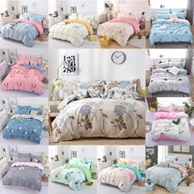 4 шт. набор пододеяльников, модные Семейные комплекты постельного белья, роскошный плоский лист, постельные принадлежности бельё, наволочки, комплекты, без наполнителя, Комплект постельного белья