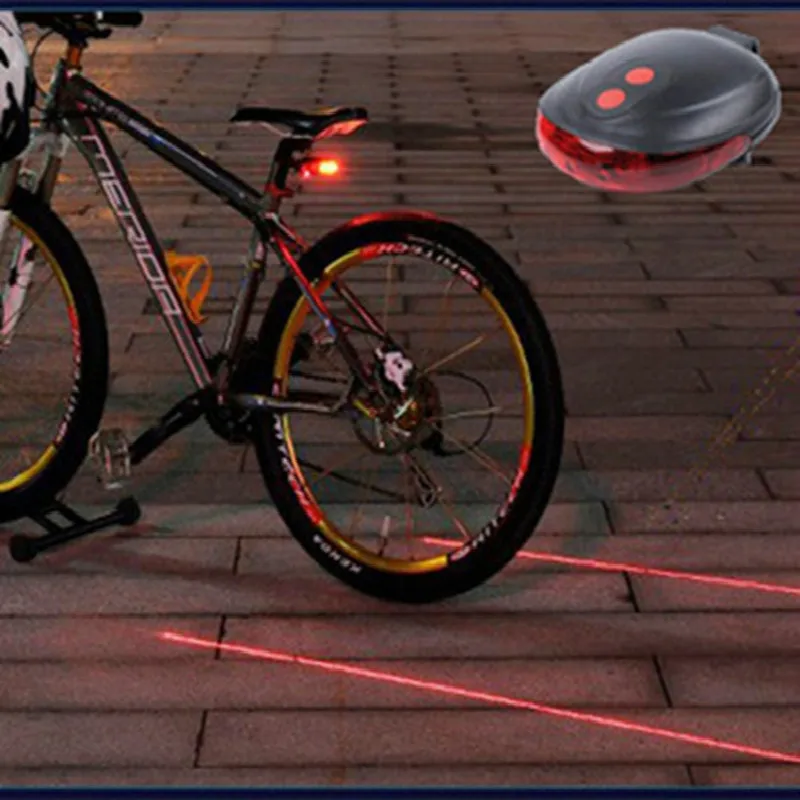 Bicycle Rear Light 5LED+2Laser Bicycle Led Light Mountain Warning Bike Rear Lights Waterproof Cycling Taillight Bike Accessories Light213 (9)